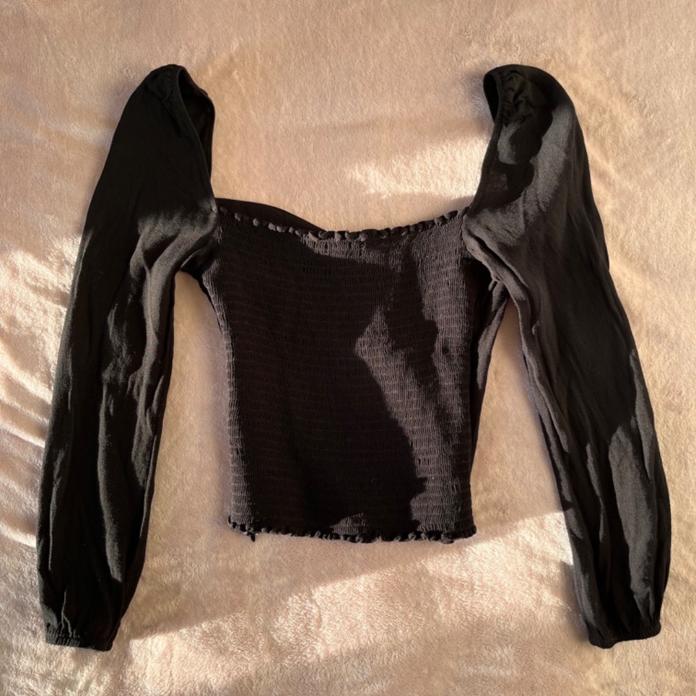 Reformation Reign Top Black 2 - Picture 3 of 7